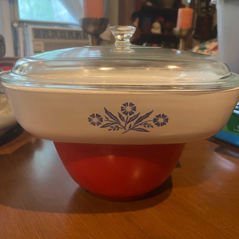 Corningware Vintage Blue Cornflower Made in the USA - Three Piece - Picture 2 of 16